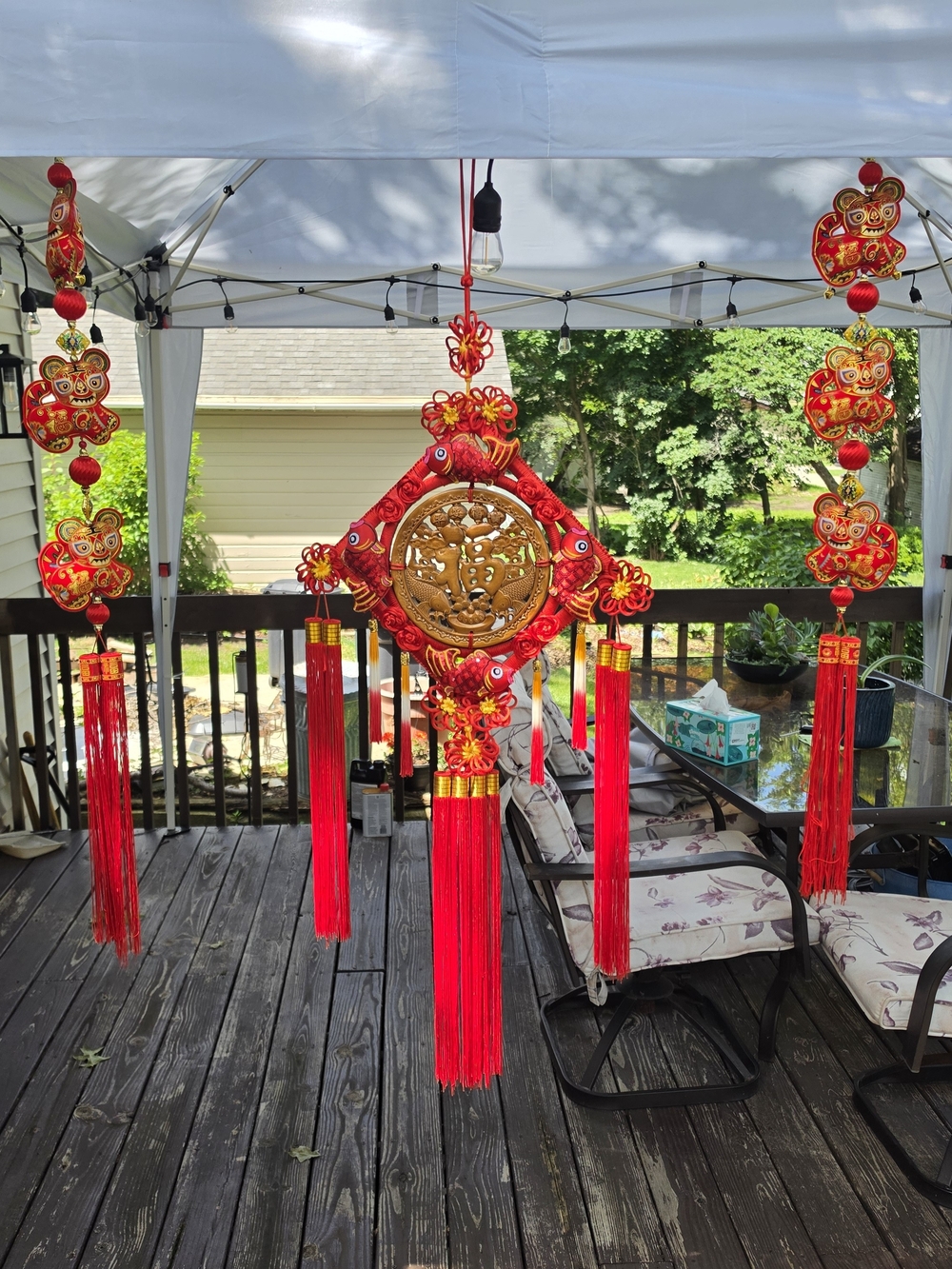 Chinese New Year Décor Bundle + Dragon Textile Set